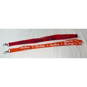 Old Smoky Key Lanyard - 2 - Orange & Red